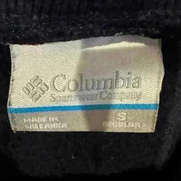 Columbia Navy Sweatshirt Fleece Joggers Size Small - Picture 3 of 5